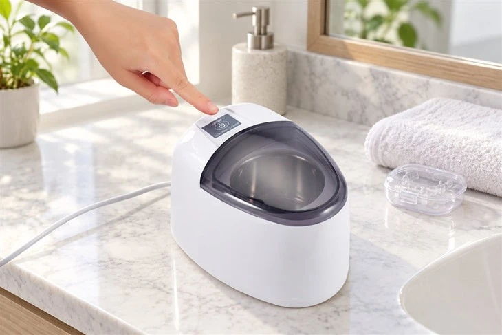 retainer-ultrasonic-cleaner-one-button-operation