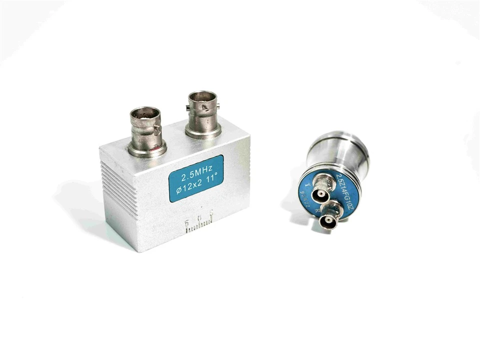 Dual Crystal Ultrasonic Straight Probe